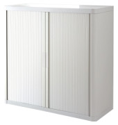 Aktenschrank easyOffice E1CT0006500042, abschlie&szlig;bar, 2 OH, wei&szlig;, 110x104x41,5cm (BxHxT)