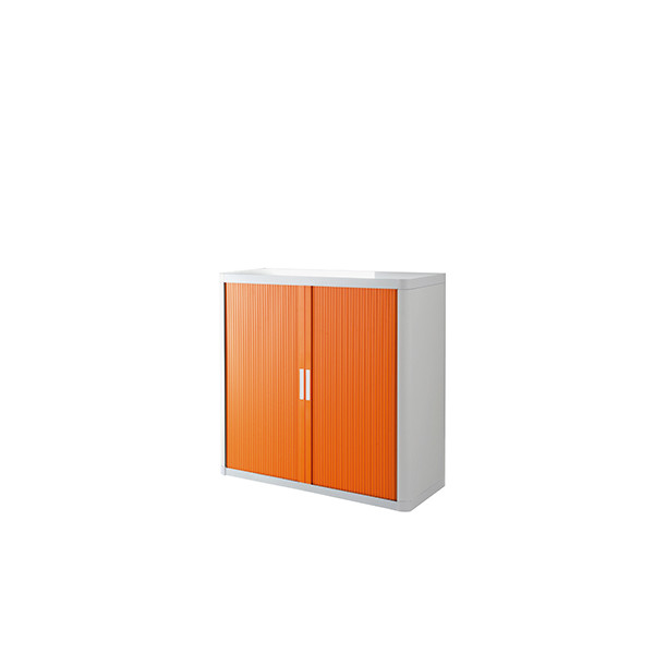 3660141929485 - Aktenschrank easy Office E1CT0010100042 Kunststoff Stahl abschließbar 2 OH 110 x 104 x 415 cm orange weiß 3660141929485 PAP