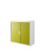 Aktenschrank easyOffice E1CT0003500042, abschlie&szlig;bar, 2 OH, gr&uuml;n/wei&szlig;, 110x104x41,5cm (BxHxT)