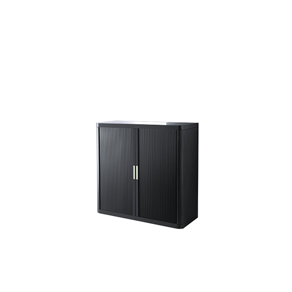 3660141930177 - Aktenschrank easy Office E1CT0009600045 Kunststoff Stahl abschließbar 2 OH 110 x 104 x 415 cm schwarz 3660141930177 PAPERFL
