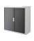 Aktenschrank easyOffice E1CT0010200042, abschlie&szlig;bar, 2 OH, anthrazit/wei&szlig;, 110x104x41,5cm (BxHxT)