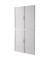 Aktenschrank easy Office E2CT0006500061, Kunststoff/Stahl abschließbar, 4 OH, 110 x 204 x 41,5 cm, weiß