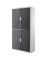 Aktenschrank easyOffice E2CT0010200065, abschlie&szlig;bar, 4 OH, anthrazit/wei&szlig;, 110x204x41,5cm (BxHxT)