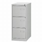H&auml;ngeregistraturschrank IPCCA13-445 Light, lichtgrau, 3 Schubladen, 1-bahnig