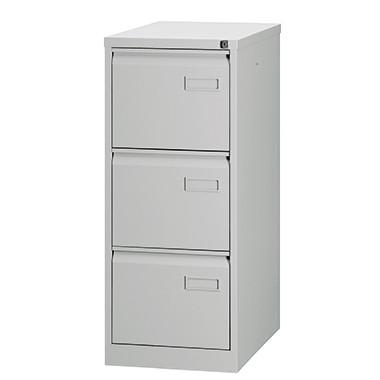 H&auml;ngeregistraturschrank IPCCA13-445 Light, lichtgrau, 3 Schubladen, 1-bahnig