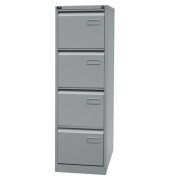H&auml;ngeregistraturschrank IPCCA14855 Light, silber, 4 Schubladen, 1-bahnig
