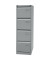 H&auml;ngeregistraturschrank IPCCA14855 Light, silber, 4 Schubladen, 1-bahnig