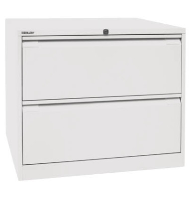 Hängeregistraturschrank DF2696 2Schubfächer verkehrsweiß