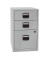 Schubladenschrank Home PFA3355, Stahl abschließbar, 2 Schubladen, 41,3 x 67,2 x 40 cm, silber