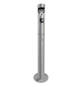 Standascher 6288 17,5x102cm 1,7l rund Edelstahl