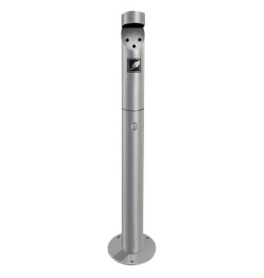 Standascher 6288 17,5x102cm 1,7l rund Edelstahl
