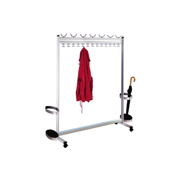 4044917228009 - Schirmständer Multiline 6769 Metall eckig silber