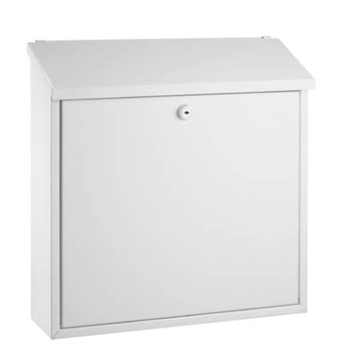Briefkasten 8604 bianco, wei&szlig;, 36x36x10cm