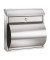 Briefkasten 8605, silber, 36x37x10/19cm