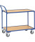 Tischwagen 2740 850x500mm 2Böden blau