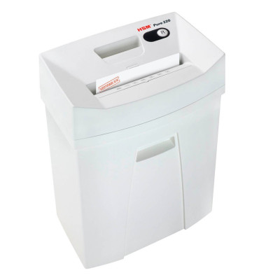 Aktenvernichter Pure 220, 2320111, Streifenschnitt 3,9mm (P-2), bis 13 Blatt