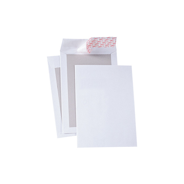 4003630124647 - Versandtaschen 2916 C4 ohne Fenster mit Papprückwand haftklebend 120g weiß 4003630124647 100 Stück