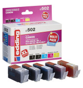 Druckerpatrone Canon PGI-550XL/CLI-551XL EDD-502 schwarz, mehrfarbig 5 St./Pack.