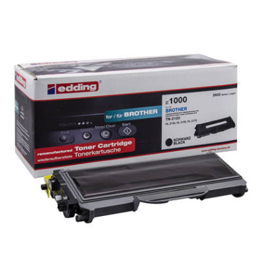 Toner EDD-1000 18-1000 (kompatibel zu brother TN-2120), schwarz, ca. 2600 Seiten
