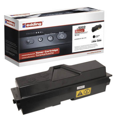 Toner EDD-5002 18-5002 (kompatibel zu Kyocera TK-170), schwarz, ca. 7200 Seiten