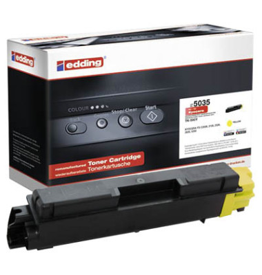 Toner EDD-5035 18-5035 (kompatibel zu Kyocera TK-590Y), gelb, ca. 5000 Seiten