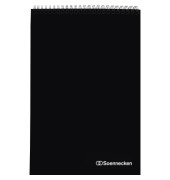 Notizblock 2347, kariert / Lineatur 22, A4, 90g, schwarz, 80 Blatt
