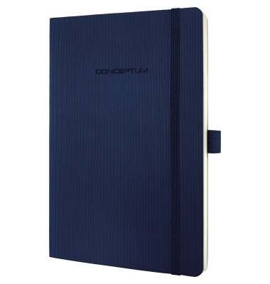 Notizbuch CO327, Conceptum, blau, A5, liniert, 80g, 97 Blatt / 194 Seiten