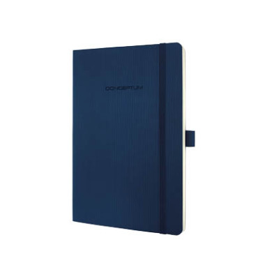 Notizbuch CO326, Conceptum, blau, A5, kariert, 80g, 97 Blatt / 194 Seiten