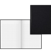 Notizbuch 86-55227 schwarz A5 kariert 80g 96 Blatt 192 Seiten