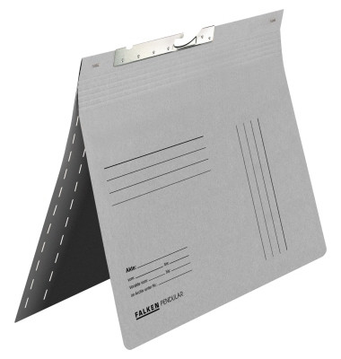 Pendelhefter 15033840, A4 grau Recyclingkarton 320g