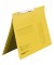 Pendelhefter 15033668, A4 gelb Recyclingkarton 320g