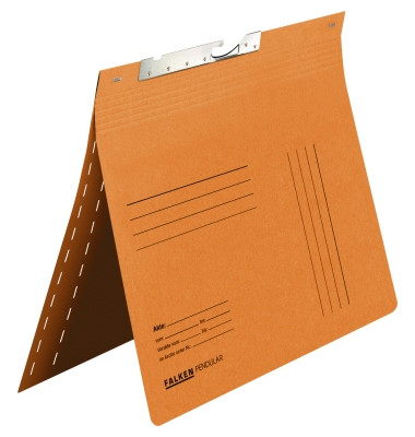 Pendelhefter 15033670, A4 orange Recyclingkarton 320g