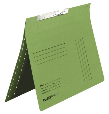 Pendelhefter 15033666, A4 grün Recyclingkarton 320g