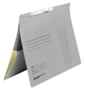 Pendelhefter 15033802, A4 grau Recyclingkarton 320g