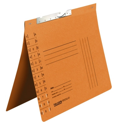 Pendelhefter 15033702, A4 orange Recyclingkarton 320g