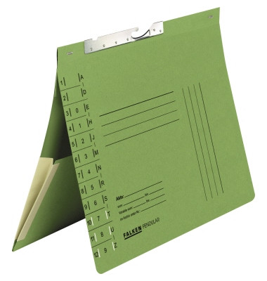 Pendelhefter 15033814, A4 grün Recyclingkarton 320g