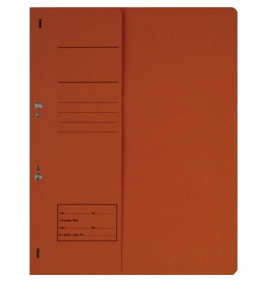 Ösenhefter 125402620, A4 orange halber Vorderdeckel, Recyclingkarton 250g