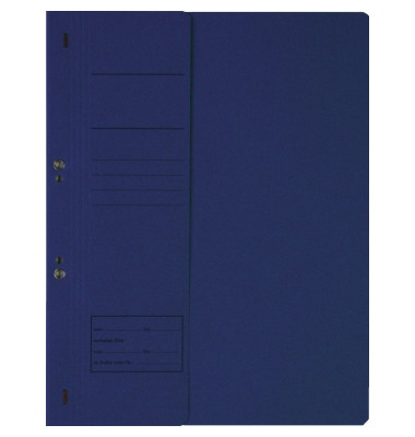 Ösenhefter 125402650, A4 blau halber Vorderdeckel, Recyclingkarton 250g