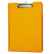 Klemmbrettmappe 2339243, A4, orange, Karton, Folien-kaschiert, inkl Aufhängeöse