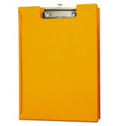 Klemmbrettmappe 2339243 A4 orange Karton mit Kunststoffüberzug inkl Aufhängeöse 