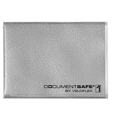 Ausweish&uuml;lle Document Safe&reg; 1 Polypropylen, Spezialfolie silbergrau