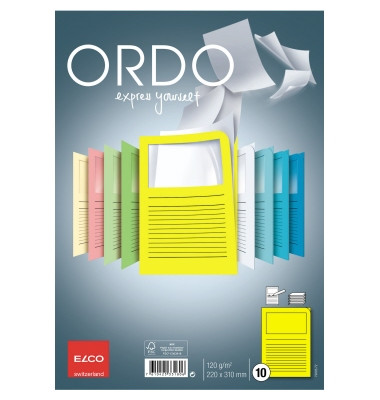 Sichtmappen Ordo classico 73695.72, A4 intensivgelb Papier 120g