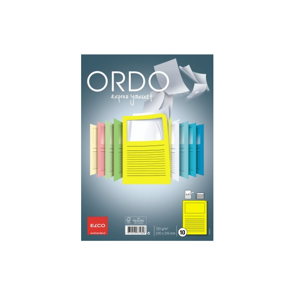 7610425331806 - Sichtmappen Ordo classico 7369572 A4 intensivgelb Papier 120g 7610425331806 10 Stück