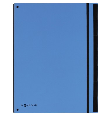 Pultordner Trend 24079-13, 7-teilig blanko, hellblau, A4, 7 F&auml;cher