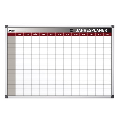 Jahresplaner Earth-It 90 x 60 cm (B x H) 12 Monate weiß