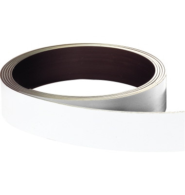 Magnetband 15 mm x 10 m (B x L) nicht selbstklebend weiß Magnetband 15 mm x 10 m (B x L) nicht selbstklebend weiß