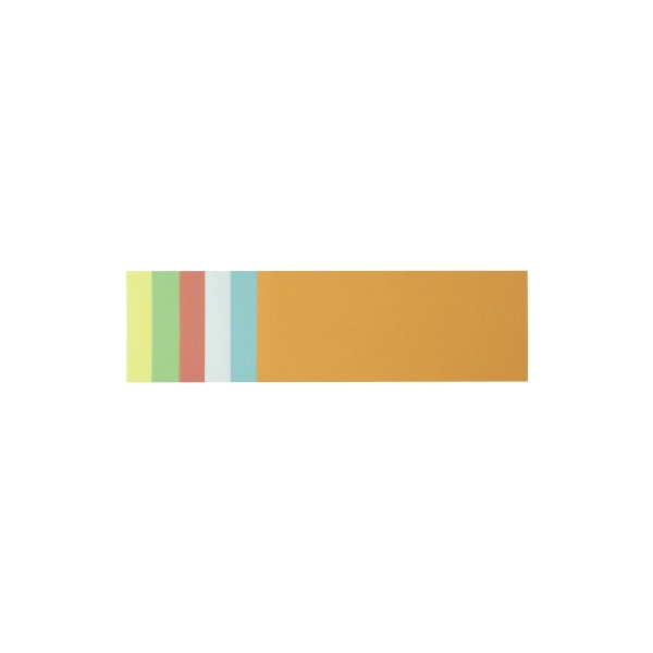 4003630009883 - Moderationskarte 205 x 95 cm (B x H) 130g m² Altpapier 100 % recycelt farbig sortiert 250 St Pack