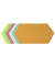 Moderationskarten 4880, 29,7x16,5cm, Rhombus, 130g, farbig sortiert 