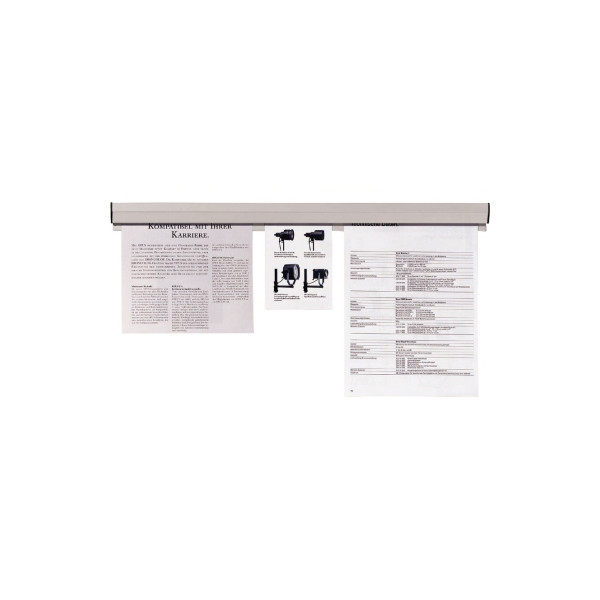 4016946212021 - Klemmleiste PKS100 grau 4x100cm Kunststoff zum Anschrauben