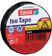 Isolierband Iso Tape 15 mm x 10 m (B x L) 6.000V PVC schwarz